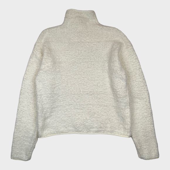 SKIMS Cozy Knit Boucle Set Pullover Sweater Relaxed Pants in Bone Women's M/L - Picture 5 of 13